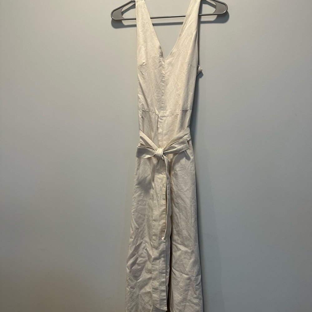 Banana Republic Cream Jumpsuit